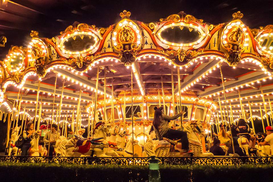 ディズニーランドのarthur King Carrousel 知るもの