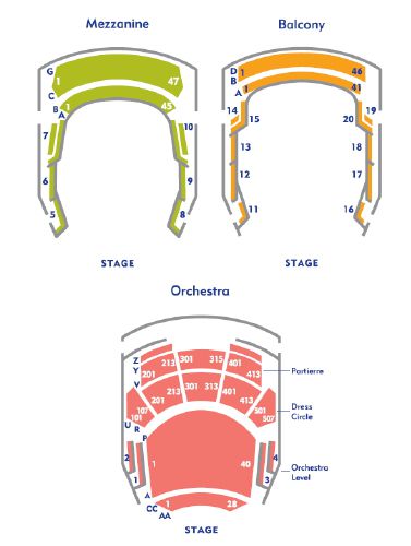 Mesa Arts Center Seating Map | Elcho Table