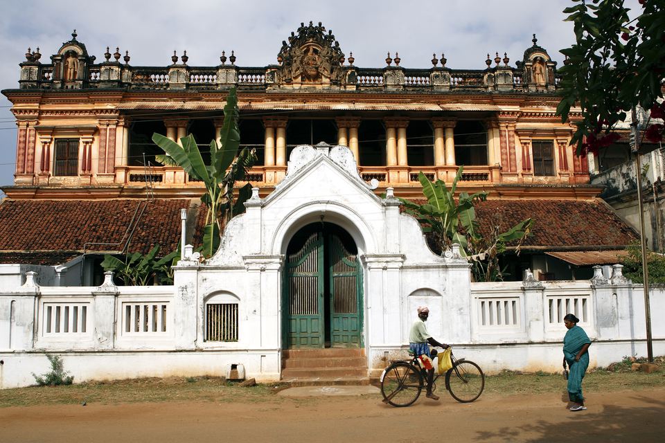 একটি Chettinad প্রাসাদ