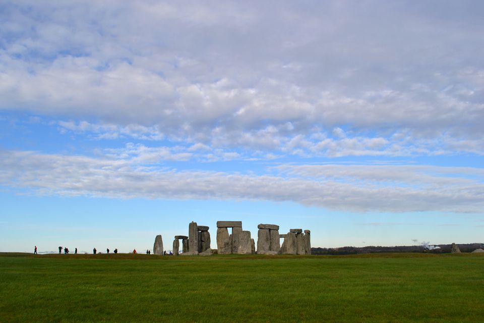 トップ英国の石の円と古代の前ローマのサイト