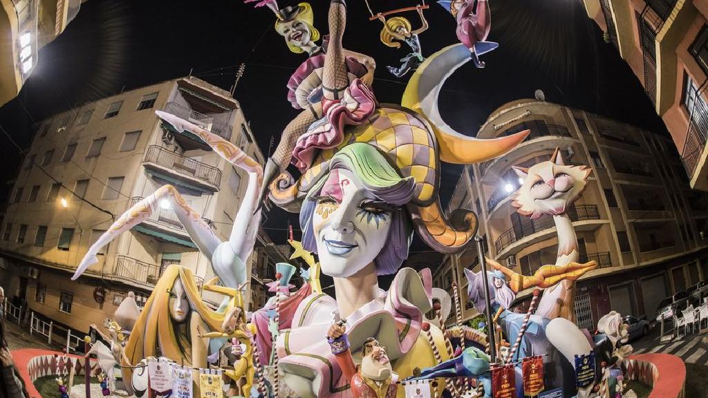 Las Fallas Festival Tadbirlari Valensiya Ispaniya