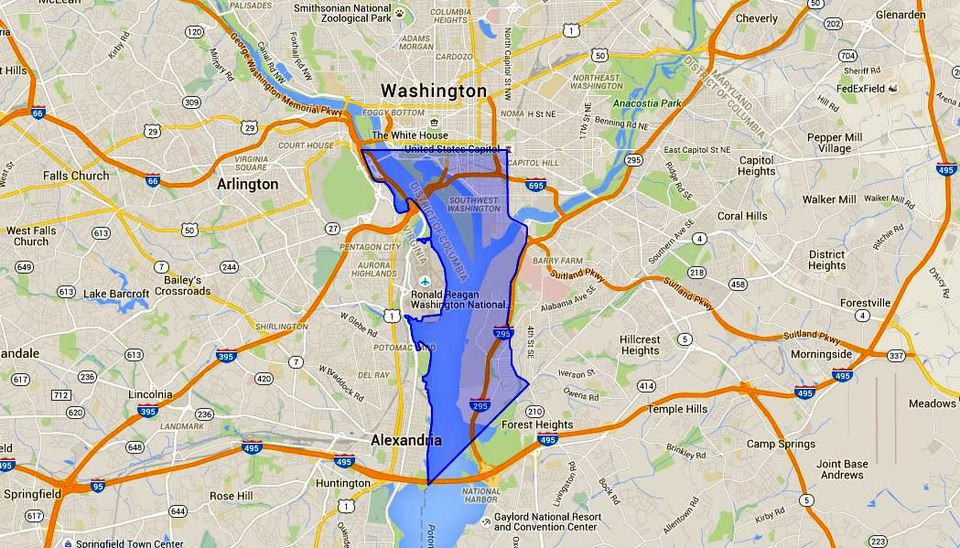 Swワシントンdc 地図とswウォーターフロントガイド