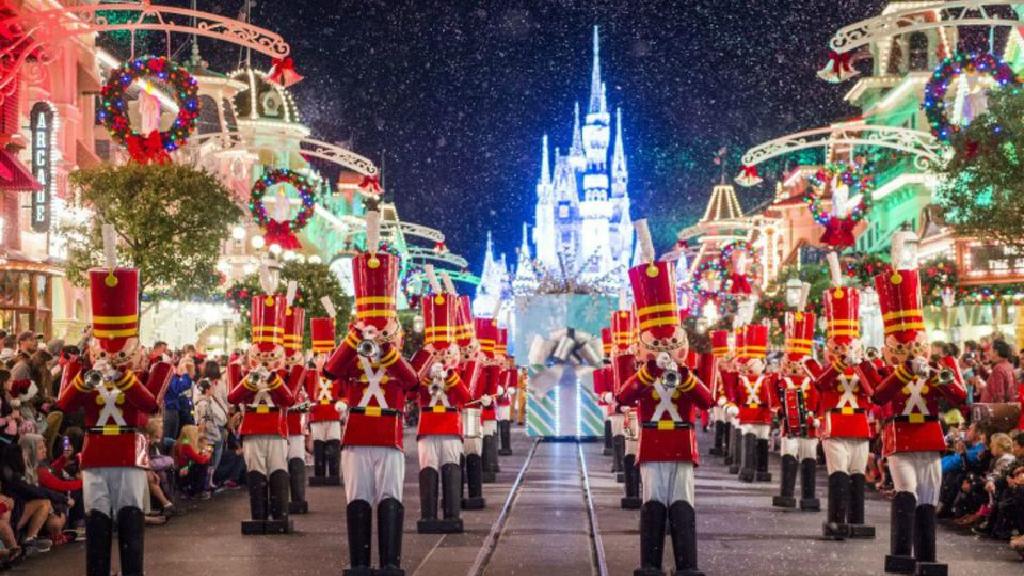 ディズニーワールドでの数字によるクリスマス